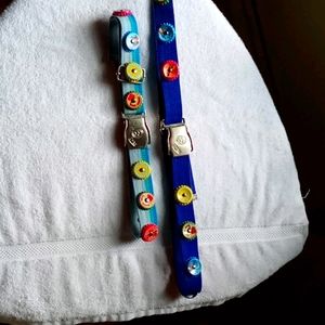 Bottle caps belts.. it can be adjustable to differ